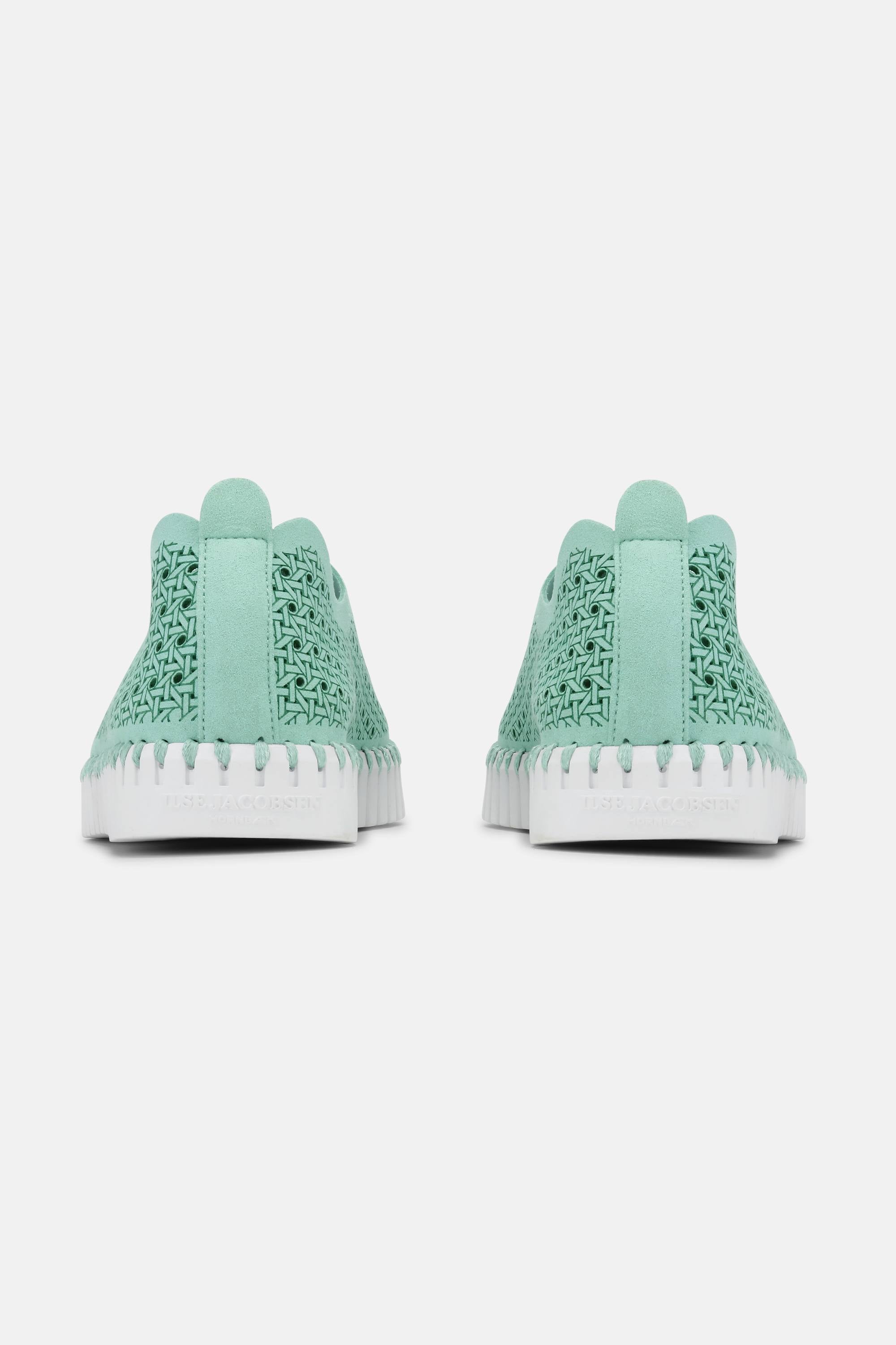 Tulip Slipper - Aqua Sky White